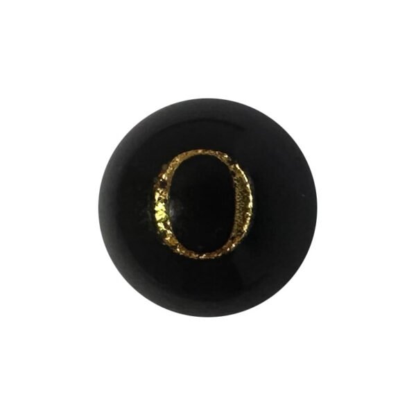 Black Onyx Initial O Black Onyx Initial O