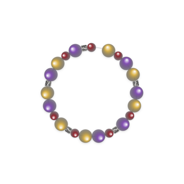 Transparent Lemon Citrine & Red Onyx Initial A Bracelet – 9D3AA4